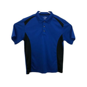 Grand Slam Slim Fit  Golf Short Sleeve Polo Shirt Men's Large Blue